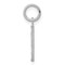 Sterling Silver Small #1 Charm Number Pendant Jewelry 20mm x 7mm